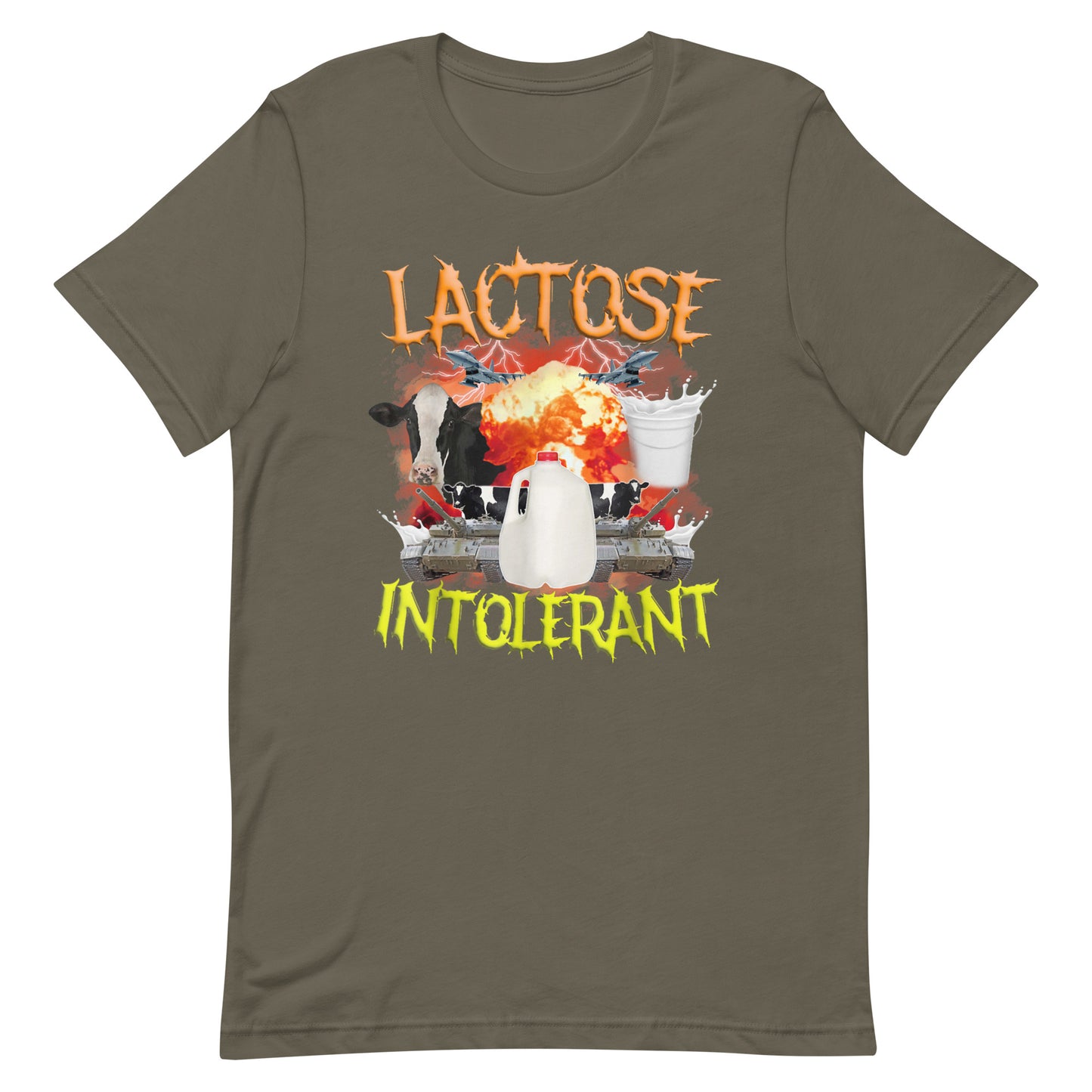 Lactose Intolerant Unisex T-shirt