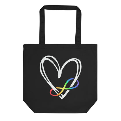 Infinity Heart Tote Bag