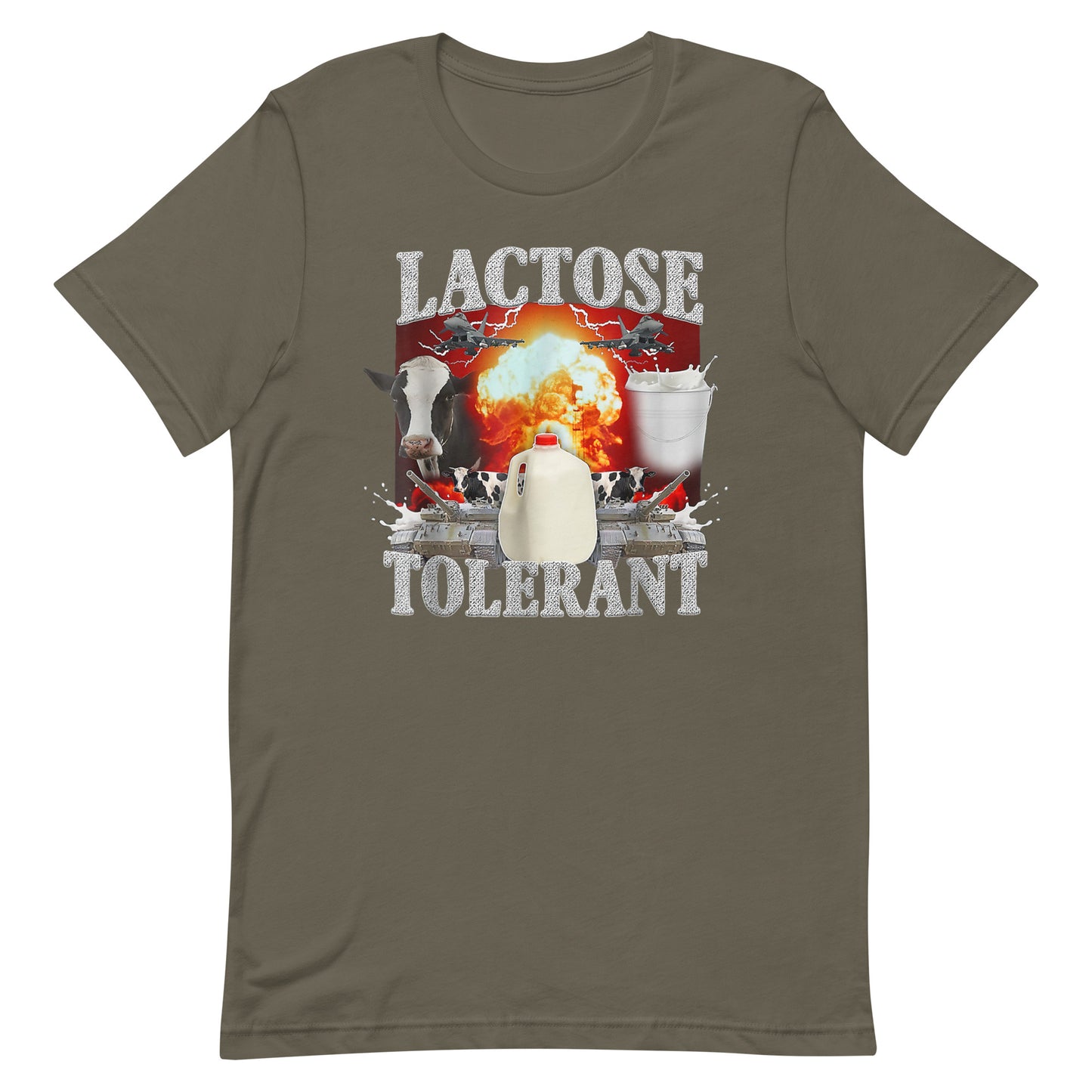 Lactose Tolerant Unisex T-shirt