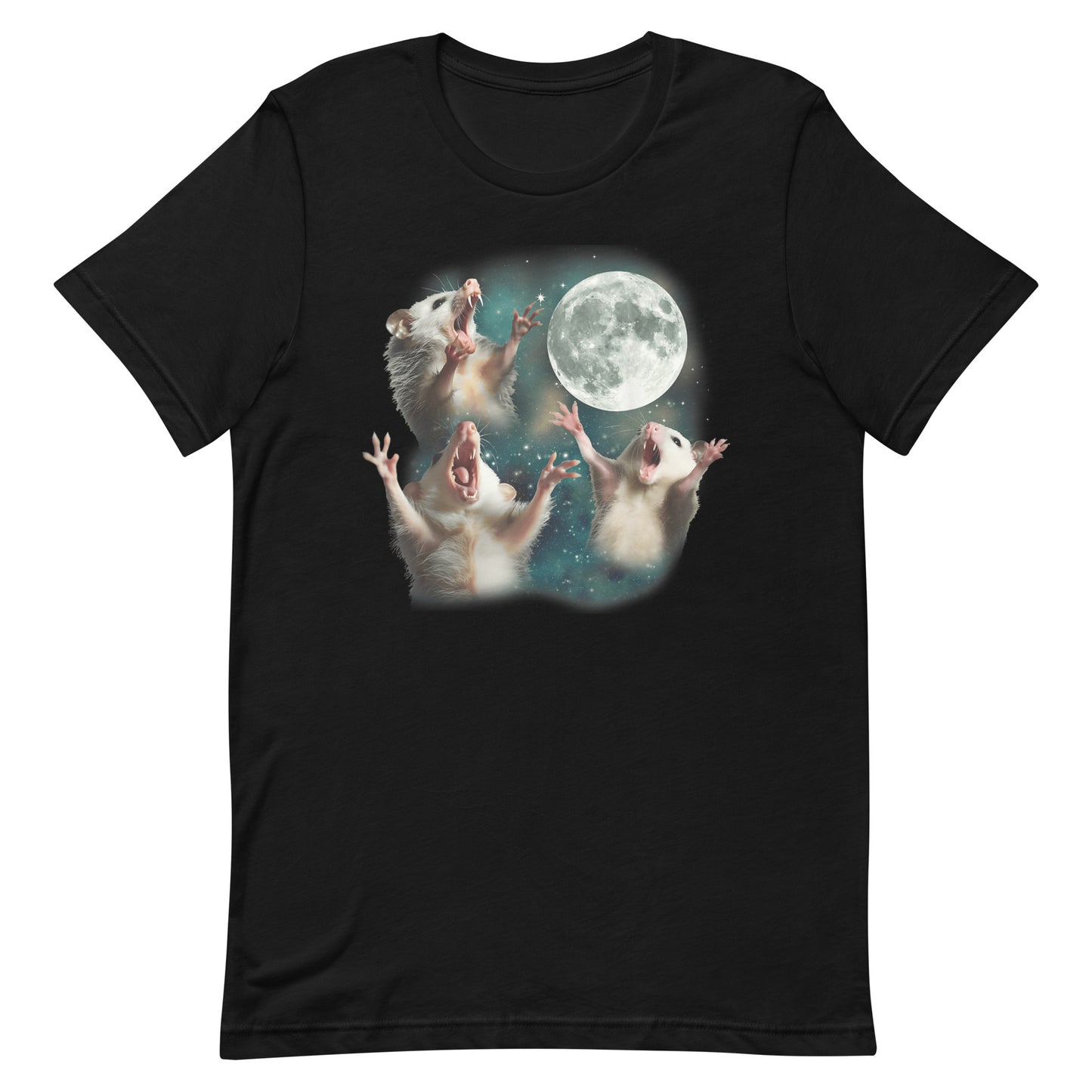 Three Possums Moon Unisex T-shirt