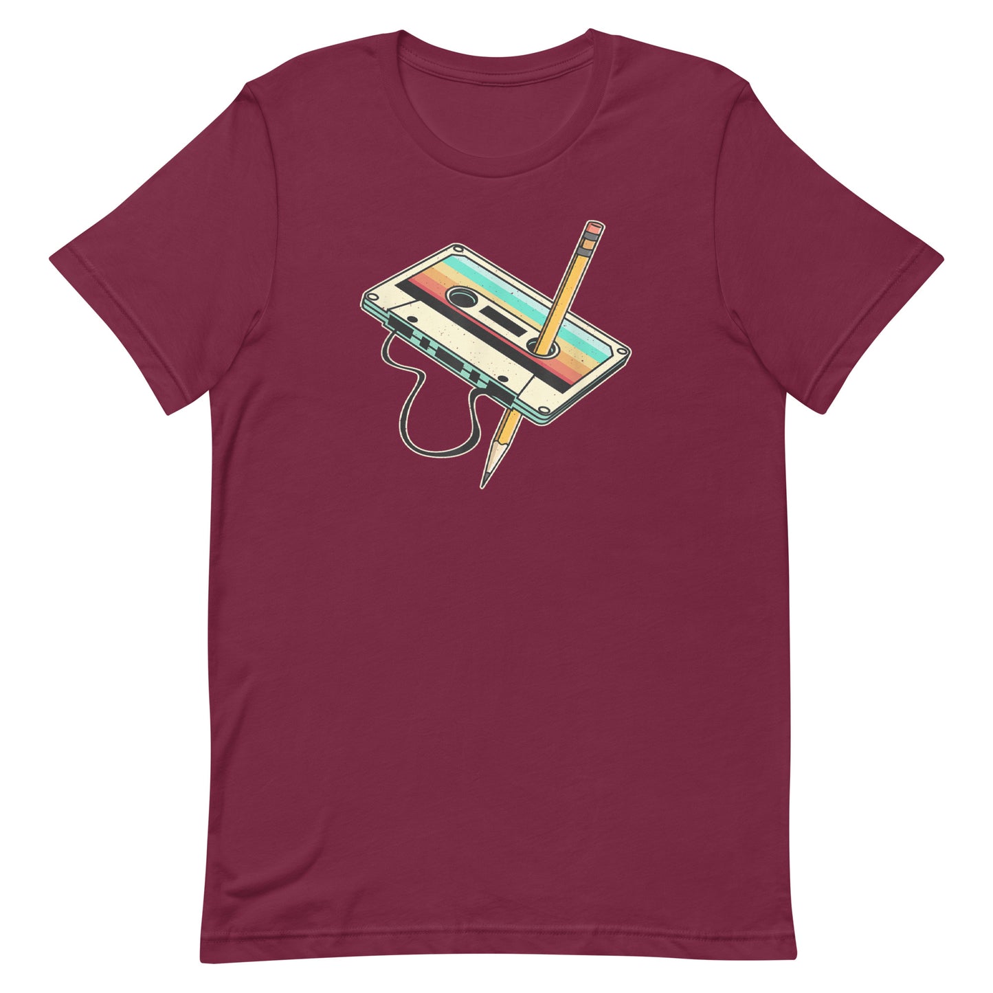 Cassette Tape Pencil Unisex T-shirt