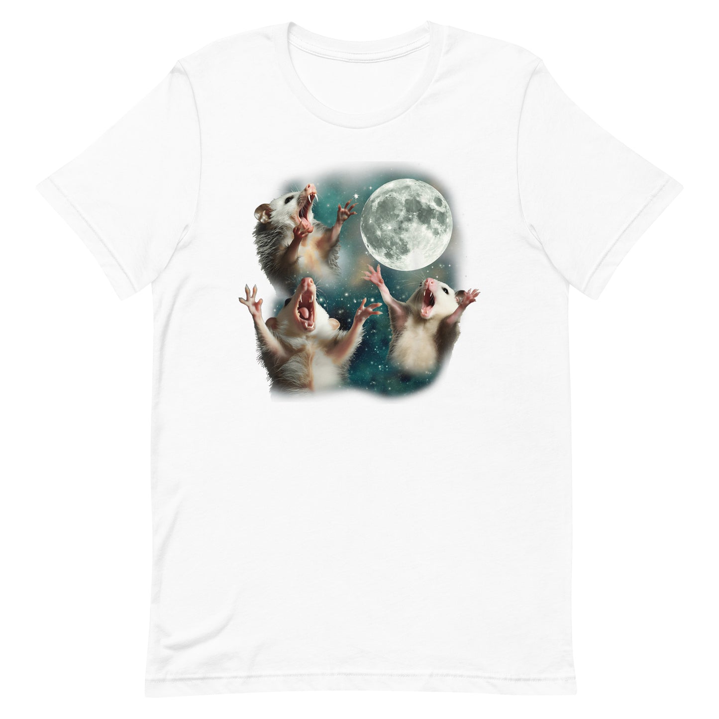 Three Possums Moon Unisex T-shirt