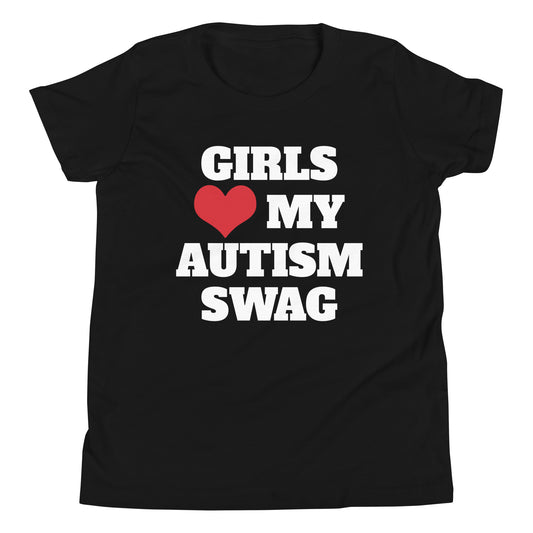 Girls Love My Autism Swag Youth T-Shirt