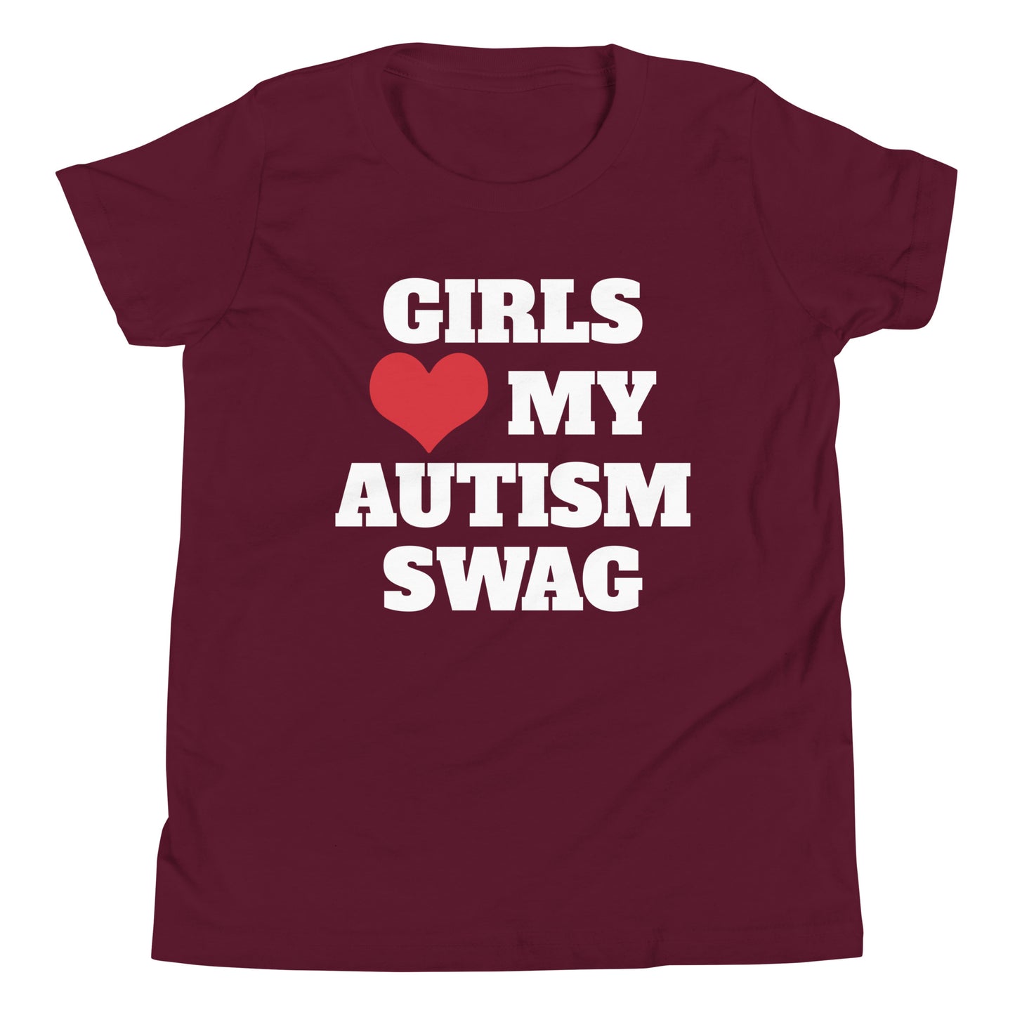 Girls Love My Autism Swag Youth T-Shirt