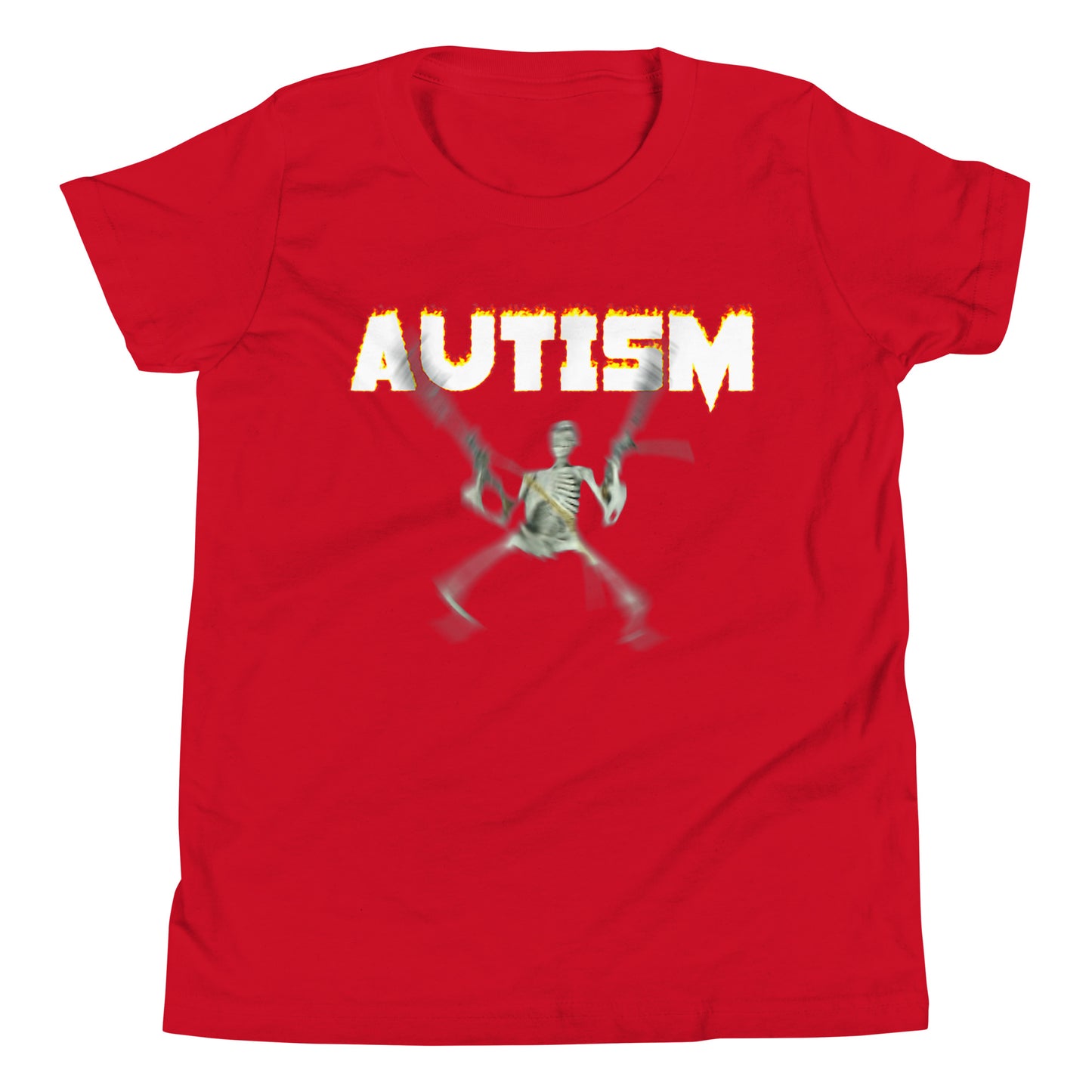 Autism Skeleton Youth T-Shirt