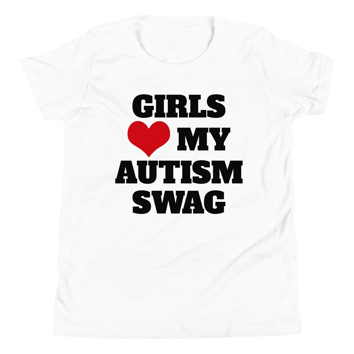 Girls Love My Autism Swag Youth T-Shirt